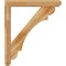 Ekena Millwork Olympic Craftsman Rough Sawn Bracket w/ Offset Brace, Western Red Cedar, 6"W x 38"D x 44"H BKT0604X38X44OLY04RWR - alternate 2